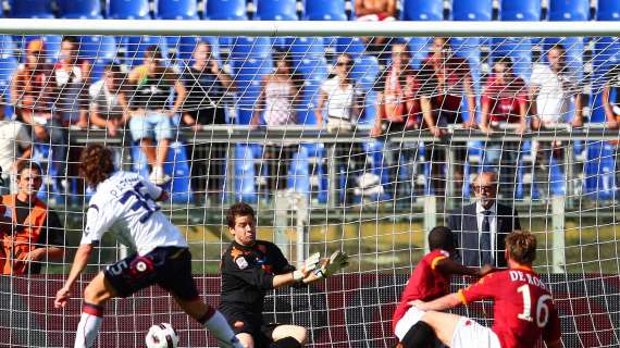 Roma-Bologna, solo una contusione per Paponi uscito in barella