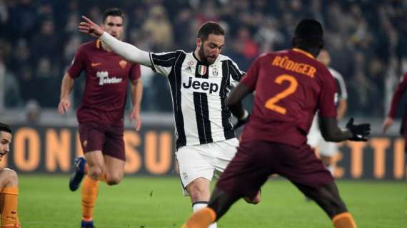 Juventus-Roma 1-0 - Una perla di Higuain rende i bianconeri campioni d'inverno. VIDEO!