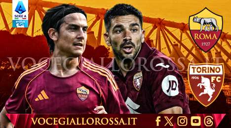 Roma-Torino. La copertina del match. GRAFICA!