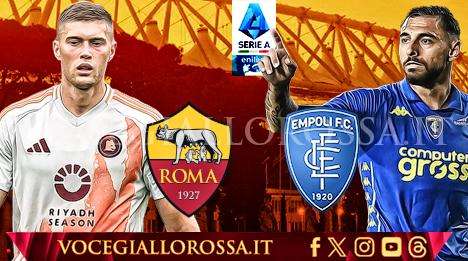 Roma-Empoli - La copertina del match. GRAFICA! 