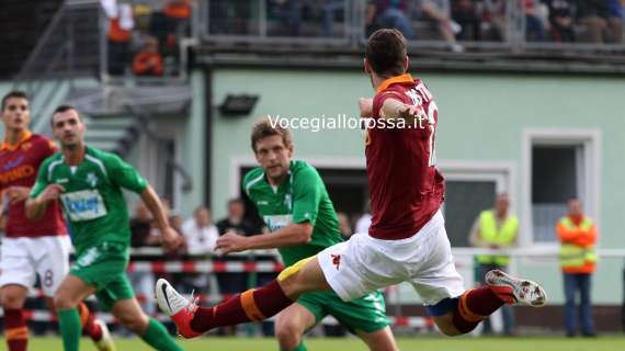 SC Liezen-AS Roma 0-6: tripletta di Destro, doppietta di Osvaldo. In gol anche Lopez FOTO!
