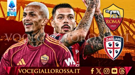 Roma-Cagliari - La copertina del match. GRAFICA!