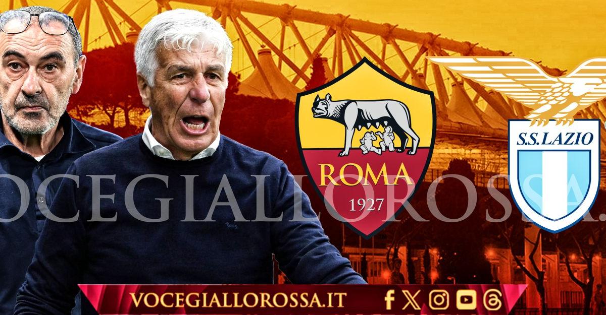 Roma-Lazio - La copertina del match. GRAFICA!