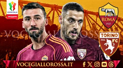 Coppa Italia - Roma-Torino - La copertina del match. GRAFICA!
