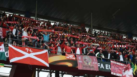 Roma-Liverpool, attesi 5000 tifosi inglesi