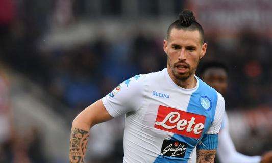 Napoli, Hamsik: "Abbiamo regalato un tempo all'Empoli, vogliamo entrare diretti in Champions"