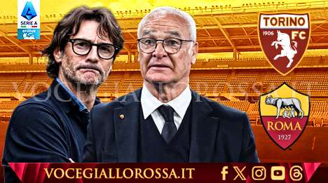 Torino-Roma - La copertina del match. GRAFICA!