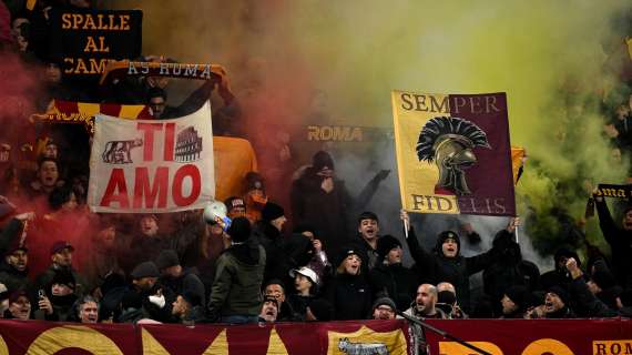 Roma-Sassuolo, apre il settore Distinti Nord-Ovest per i tifosi romanisti