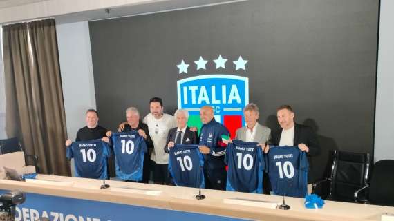 I "Fantastici 10" a Coverciano. Spalletti: "Se seguiamo il loro esempio diventiamo migliori"