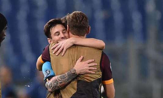 Facebook, Messi a Totti: "Grande Capitano"