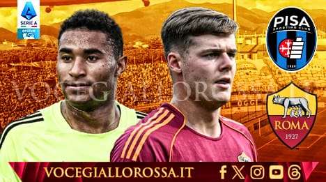Pisa-Roma - La copertina del match. GRAFICA!