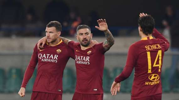 I numeri di... Chievo-Roma 0-3: 8° gol per El Shaarawy in campionato, 6° per Kolarov e 5° per Dzeko. Prima vittoria per Mirante in giallorosso