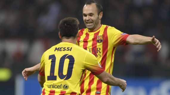 Iniesta vota Messi: "È il migliore di sempre. Non serviva che vincesse il Mondiale per capirlo"