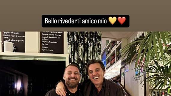 Ieri incontro a pranzo tra Montella e De Rossi