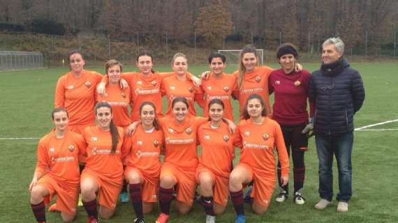 Roma calcio femminile, esagerata! 11 a 0 al Lariano