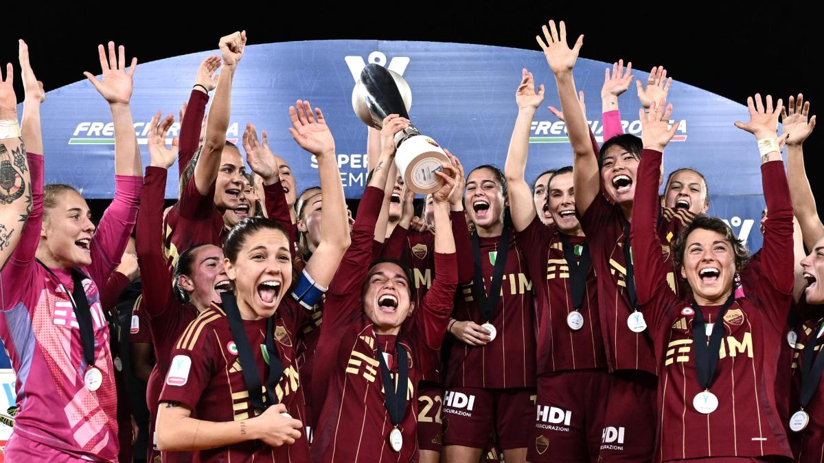 Supercoppa Women, l'11 gennaio la Roma affronterà la Juventus a Pescara