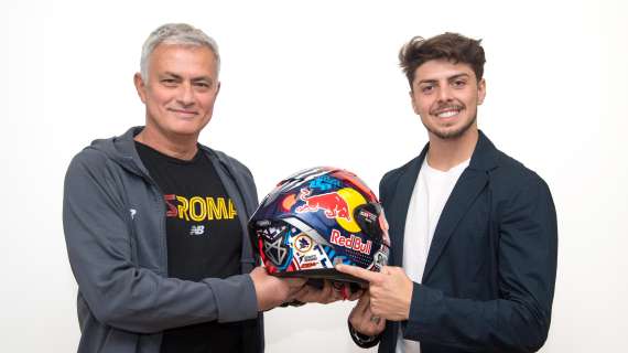 Moto GP, Di Giannantonio correrà con il lupetto sul casco: "Amo la Roma da sempre". FOTO! VIDEO!