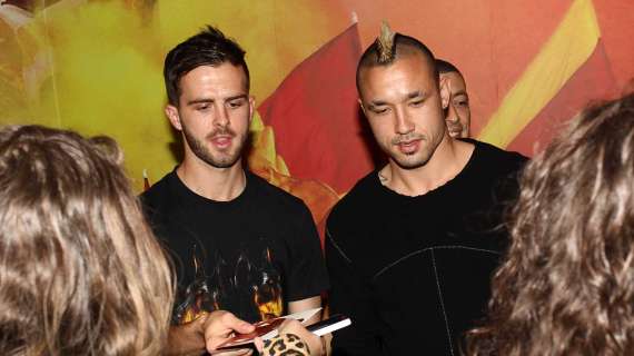 Pjanic e Nainggolan a Roma Est - La photogallery