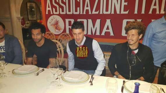 Salah e Uçan partecipano alla cena del Roma Club Salerno. FOTO!