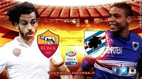 Roma-Sampdoria - La copertina