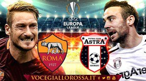 Roma-Astra Giurgiu 4-0 - La gara sui social: "È andato Totti bene..."