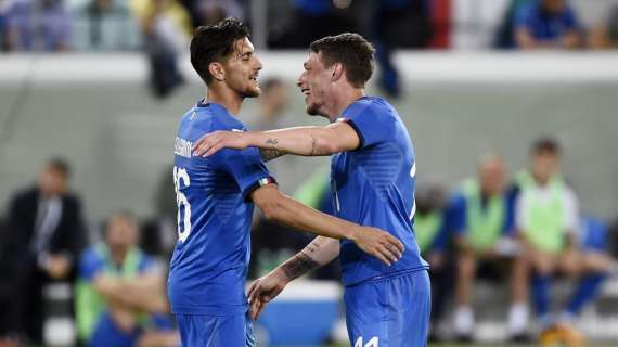 La Roma in Nazionale - Italia-Arabia Saudita 2-1 - Balotelli e Belotti decidono la prima di Mancini. Florenzi e Pellegrini in campo per oltre un'ora. FOTO!