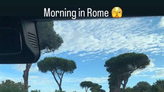 Matic bloccato nel traffico: "Morning in Rome"