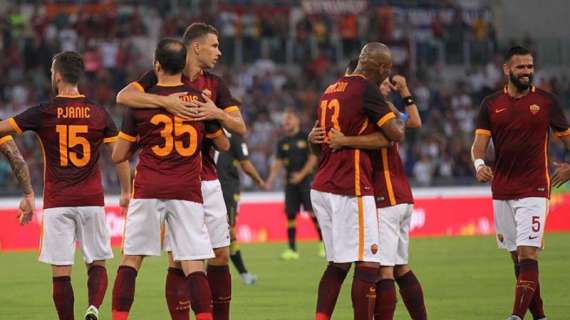Roma-Siviglia 6-4 - Festival del gol all'Olimpico: doppietta per Dzeko, a segno anche Salah. FOTO! VIDEO!