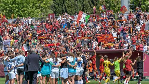 Serie A Femminile, Roma-Fiorentina domenica 19 maggio alle 14:30