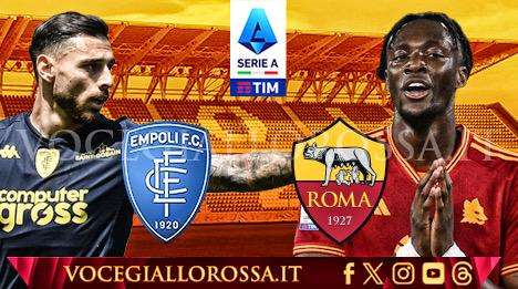 Empoli-Roma - La copertina del match. GRAFICA! 