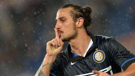 Inter, lutto per Osvaldo: con la Lazio non ci sarà