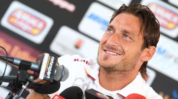 Totti: "Non amo il defaticante dopo le partite, le energie si recuperano con le vittorie"