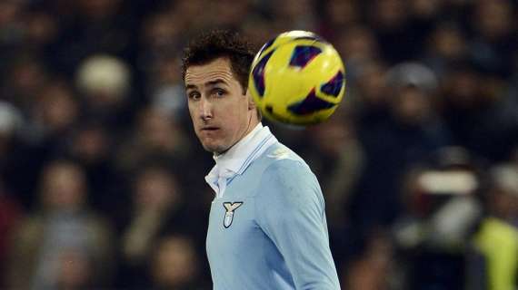 Lazio, tegola Klose: due mesi di stop