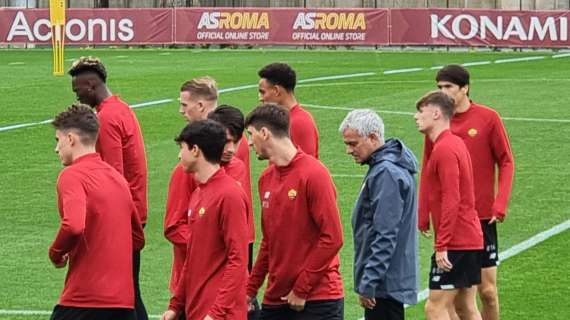 TRIGORIA - Rifinitura incentrata sulla tattica. Assenti Pellegrini e Afena-Gyan. FOTO! VIDEO!