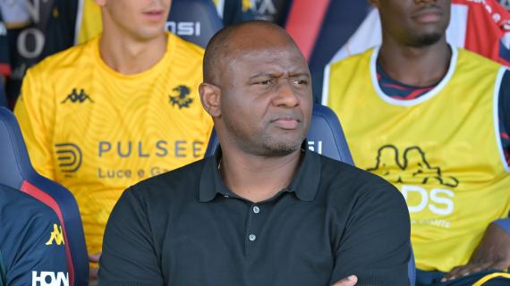 Genoa, Vieira: "Bene primo tempo, poi la qualità Napoli ha prevalso"