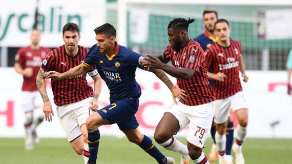 Milan-Roma 2-0 - La gara sui social: "Giocando così è molto anche arrivare sesti. Ho spento dopo il primo tempo"