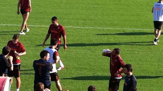 Trigoria - Allenamento terminato. Assente Dodò, differenziato per Tachtsidis