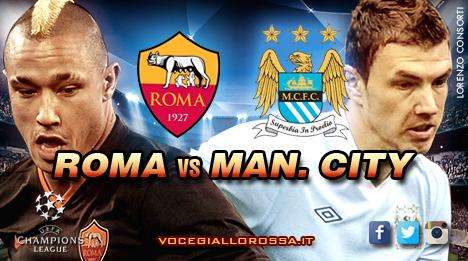 Roma-Manchester City - La copertina