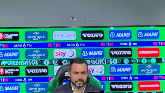 Sassuolo, De Zerbi: "Andiamo a Roma per fare la nostra partita"