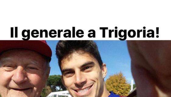 Il nonno di Fazio a Trigoria