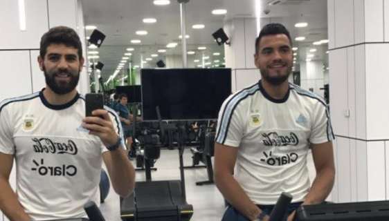 Instagram, Fazio con Romero in allenamento sulla cyclette. FOTO!
