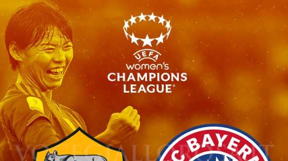 Women's Champions League - Roma-Bayern Monaco - La copertina del match. GRAFICA!