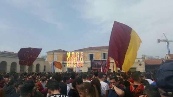 4000 i tifosi giallorossi a Testaccio. FOTO!