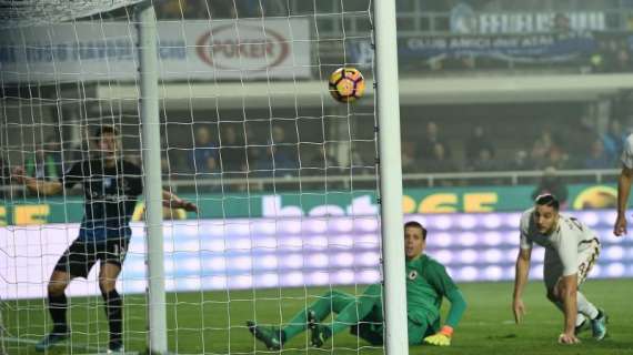 Roma spettatrice nel secondo tempo di Bergamo. VIDEO!