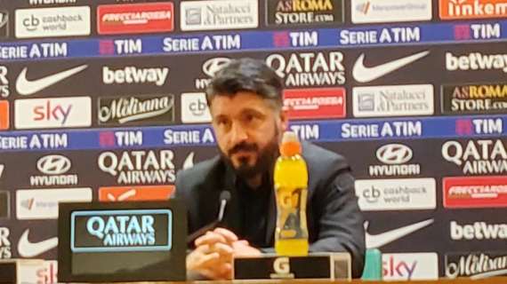 Milan, Gattuso: "Ai punti avrebbe meritato la Roma. De Rossi sembra mio figlio...". FOTO!