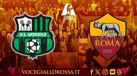Sassuolo-Roma Femminile - La copertina del match. GRAFICA!