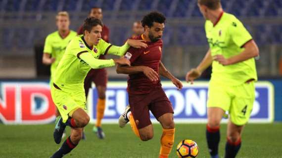 Roma-Bologna 3-0 - Tripletta di Salah nel fortino dell'Olimpico. VIDEO!
