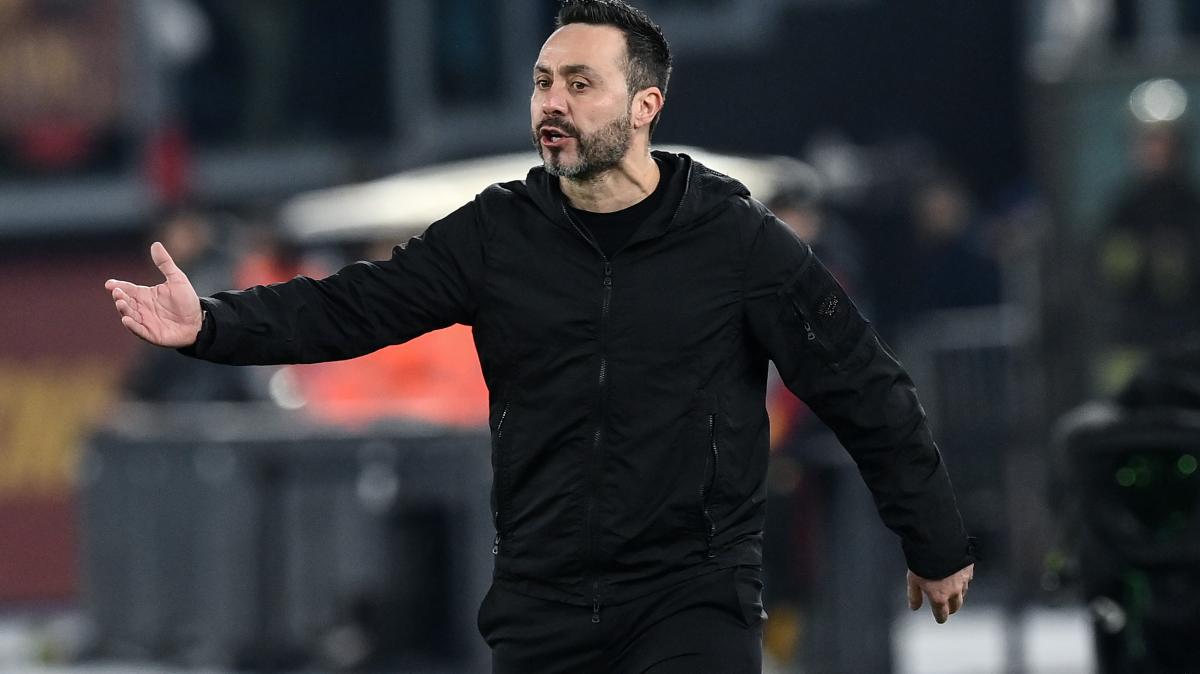 Marsiglia, De Zerbi: "Sono contento per Gasperini: tifo per lui perché gli avevano dato l’etichetta che non poteva sedersi su una grande panchina"