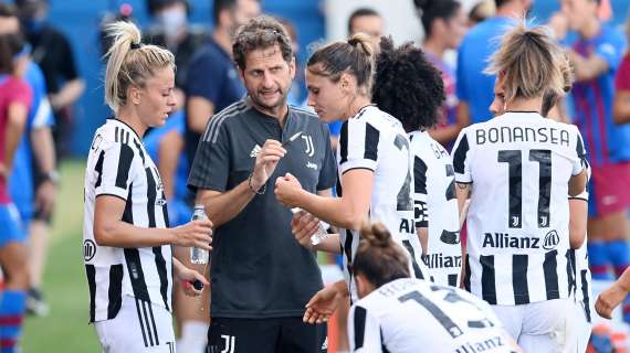 Juventus Femminile, Montemurro: "La Roma è una delle squadre favorite, dobbiamo controllare la partita"
