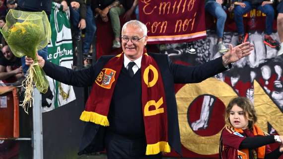 Claudio Ranieri sotto alla Curva Sud. La photogallery!